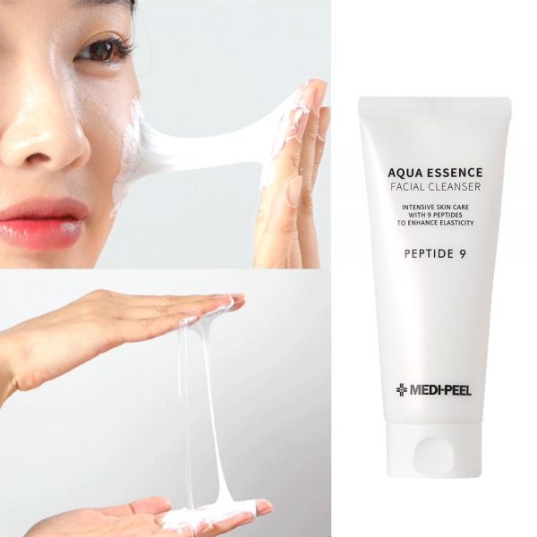 Пенка для умывания с пептидами Medi-Peel Peptide 9 Aqua Essence Facial Cleanser