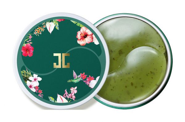 Патчи с лепестками зелёного  чая  Jayjun Green Tea Eye Gel Patch 60 шт