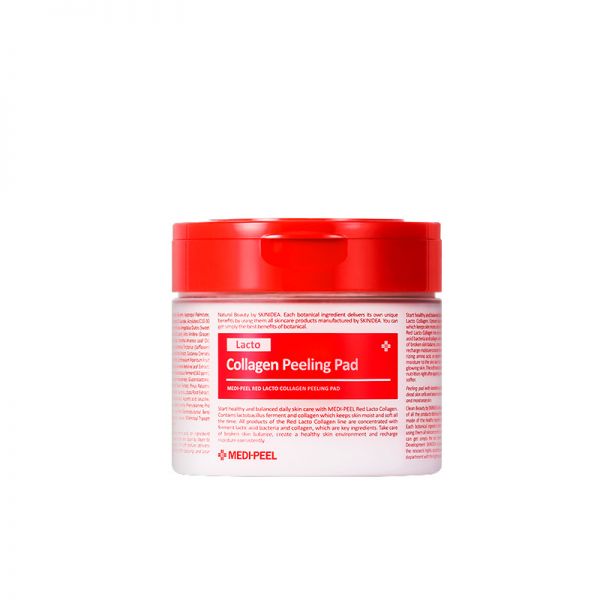 Пилинг пэды для лица с пробиотиками и коллагеном Medi-Peel Red Lacto Collagen Peeling Pad