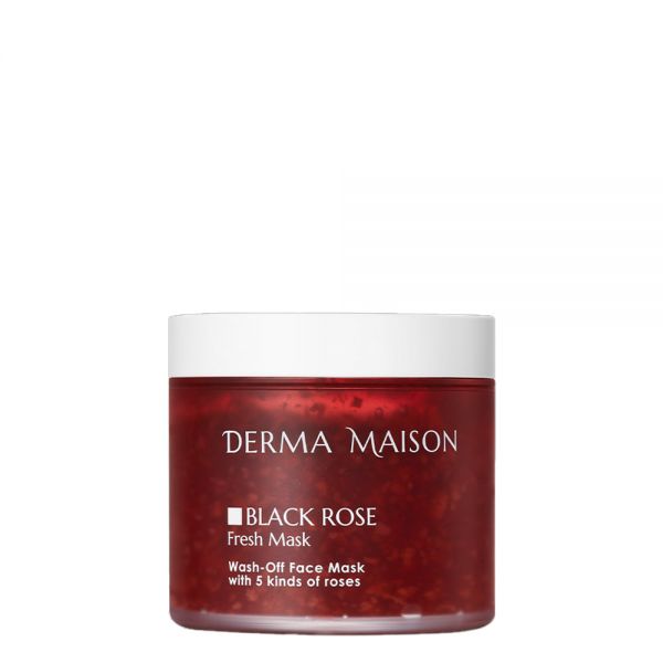 Маска для лица  с экстрактом розы и комплексом ферментов MEDI-PEEL Derma Maison Black Rose Wash Off Fresh Mask, 230г