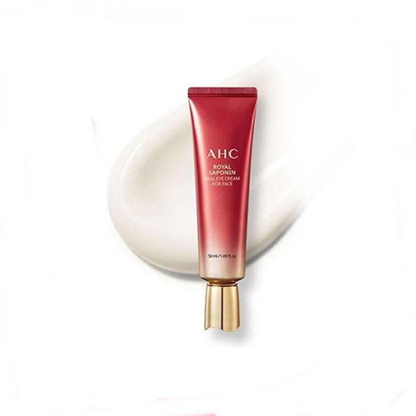 Антивозрастной крем для век с комплексом женьшеня AHC Royal Saponin Real Eye Cream For Face