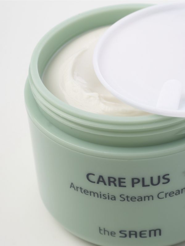 Увлажняющий успокаивающий крем с экстрактом полыни The Saem Care Plus Artemisia Steam Cream  
