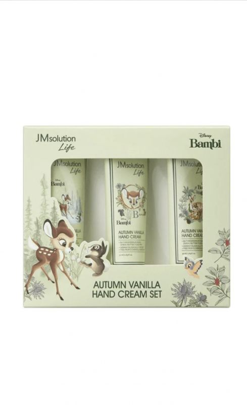 Набор кремов для рук с ароматом ванили JMsolution Life Autumn Vanilla Hand Cream (Bambi) 50 мл*3 шт