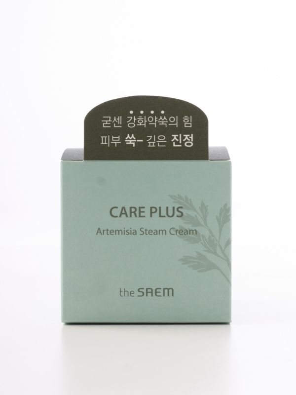 Увлажняющий успокаивающий крем с экстрактом полыни The Saem Care Plus Artemisia Steam Cream  