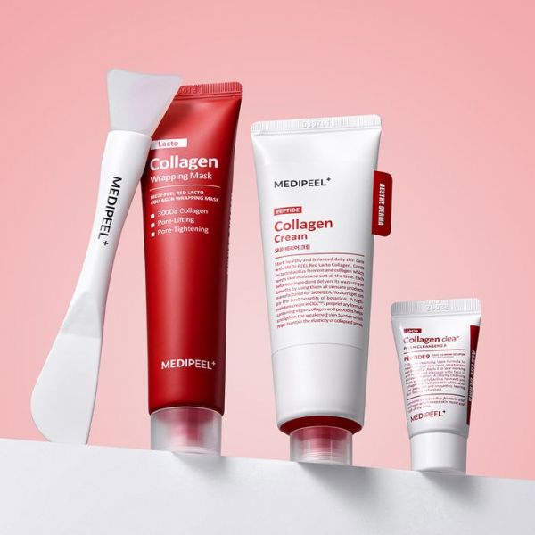 Маска-плёнка для сужения пор с коллагеном MEDI PEEL Red Lacto Collagen Wrapping Mask